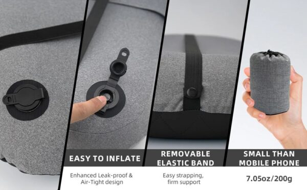 Almohada Plegable Inflable - Imagen 4